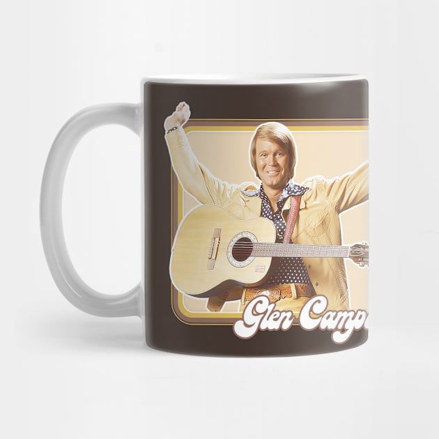 Glen Campbell // Retro 70s Style Fan Design by DankFutura